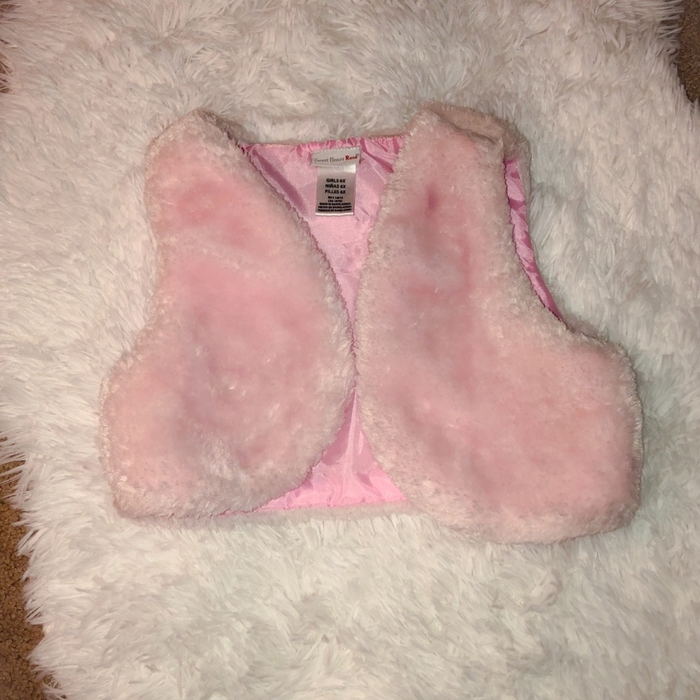 Kids fur vest
